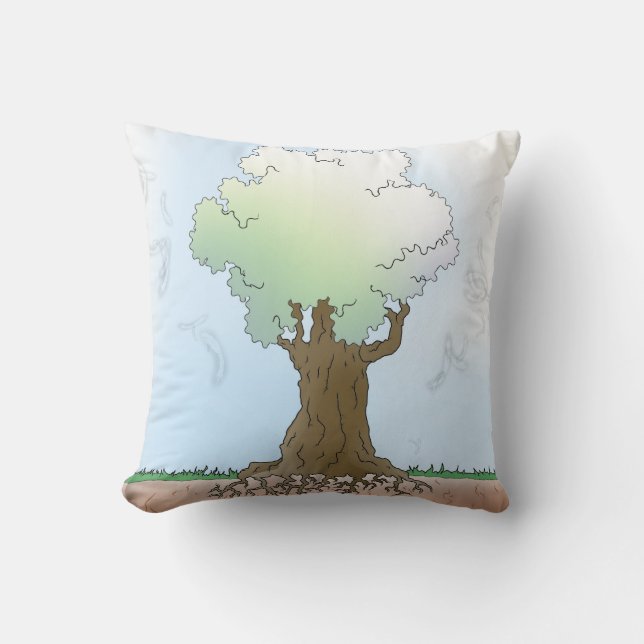 Almofada Árvore Verde (Frente)