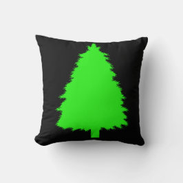 Almofada Árvore verde do pinheiro