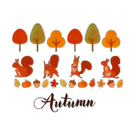 Almofada Árvores Coloridas do outono