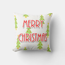 árvores de natal modernas de meados do século