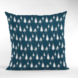 Almofada Árvores marinhos de inverno