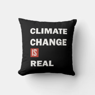 Almofada as alterações climáticas são uma verdadeira em