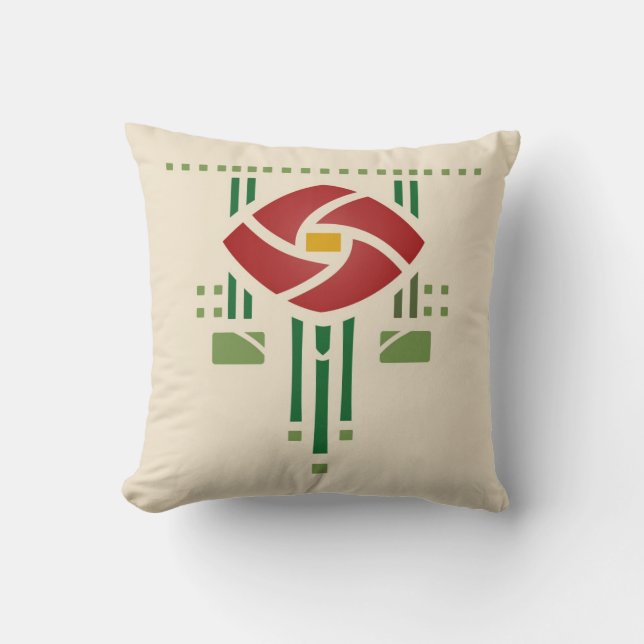 Almofada As artes e os artesanatos aumentaram (Frente)