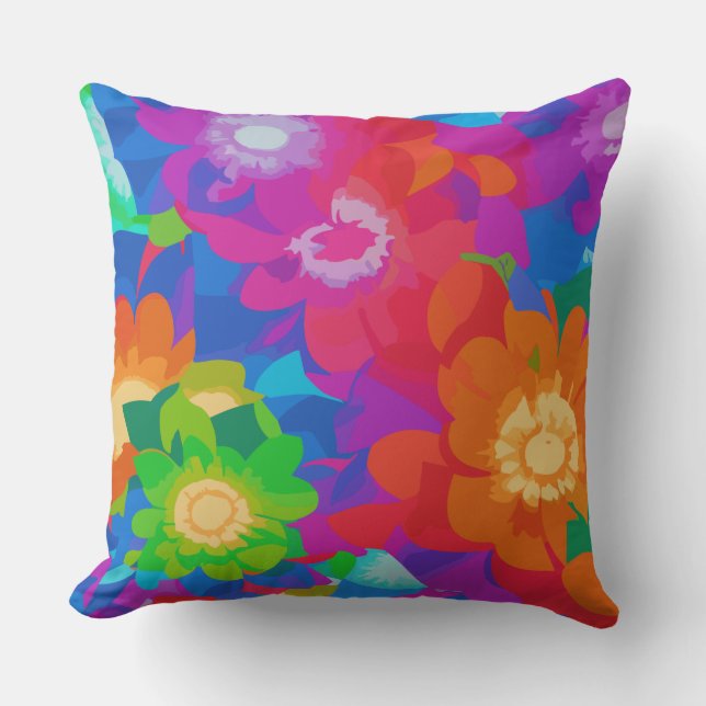 Almofada As Cores das Belas Flores (Frente)