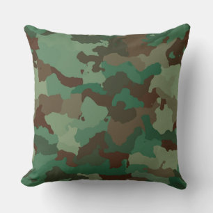 Almofada as forças armadas camuflam o travesseiro