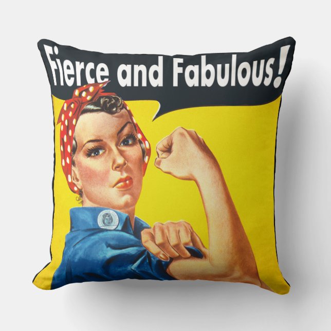 Almofada As Mulheres São Ferozes e Fabulosas (Frente)