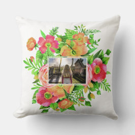 Almofada As suas 2 fotos no travesseiro decorativo Fotograf