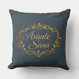 Almofada Asante Sana Charcoal & Pink – Gilded Zen Reversibl