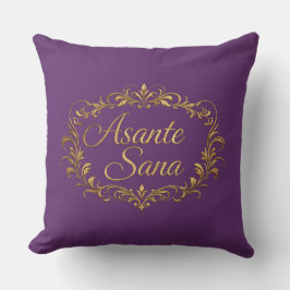 Almofada Asante Sana Royal Amethyst & Deep Plum – Gilded O