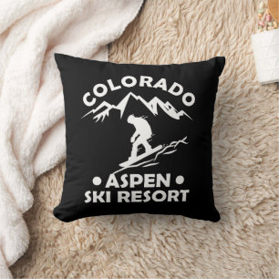 Almofada Aspen Colorado - estância de esqui