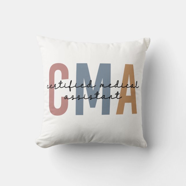 Almofada Assistente médico certificado CMA (Frente)
