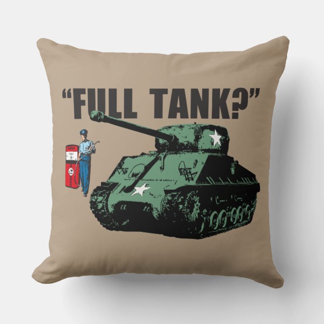 Almofada Assistente retro do posto de gasolina dos anos 50: (Frente)