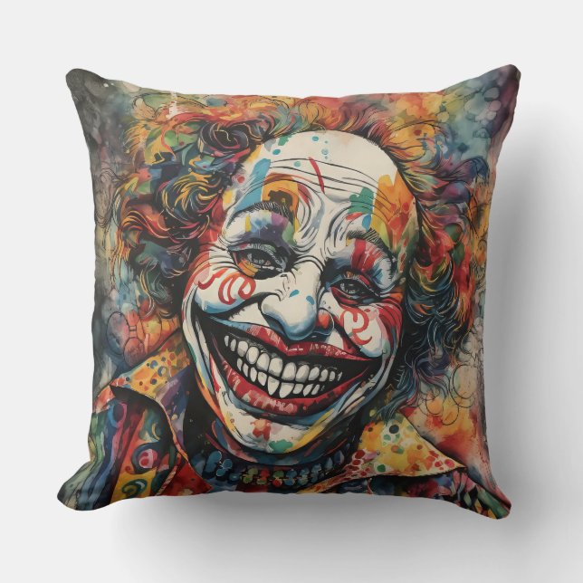 Almofada Assustador Palhaço (Frente)