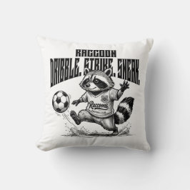 Almofada "Astro de Futebol de Mapache - Drible Golpe Furtiv