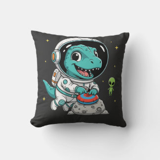 Almofada AstroDino: The Cutest Mission to the Giggleverse!