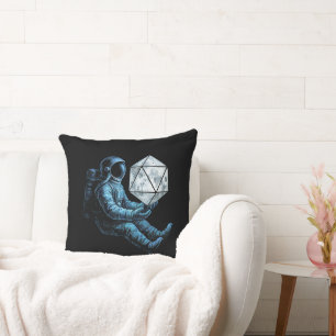 Almofada Astronauta com Dados da Lua
