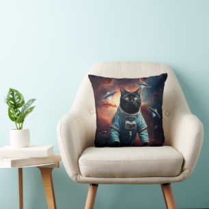 Almofada Astronauta de Gatos Galácticos