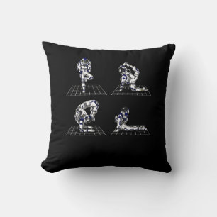 Almofada Astronauta Espacial Yoga Poses