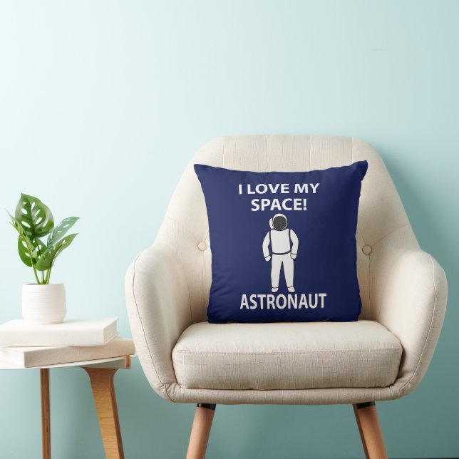 Almofada Astronauta Eu Amo Meu Espaço Astronauta (Cadeira)