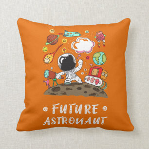 Almofada Astronauta futuro, espaço, planetas, Rocket.