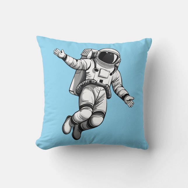 Almofada Astronauta no espaço (Frente)