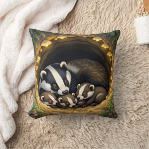 Almofada Atalho para a família de Badger