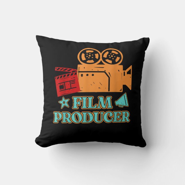 Almofada Ater Arts Diretor de Filme de Produtores de Filmes (Frente)
