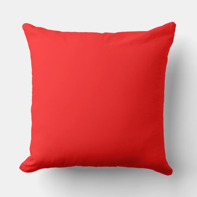 Almofada Atestado tradicional chinês decorativo vermelho (Frente)