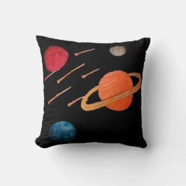 Almofada Atirando estrelas no espaço