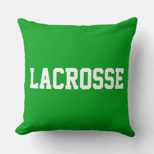Almofada Atlético Bold Branco LACROSSE Texto Em Verde Brilh
