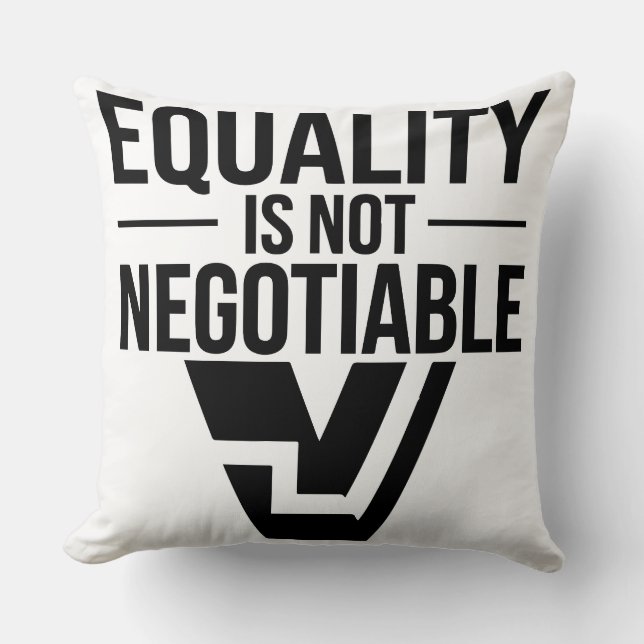 Almofada Ato sobre o Clima, não apenas palavras (Frente)