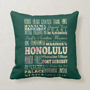 Almofada Atrações & lugares famosos de Honolulu, Havaí