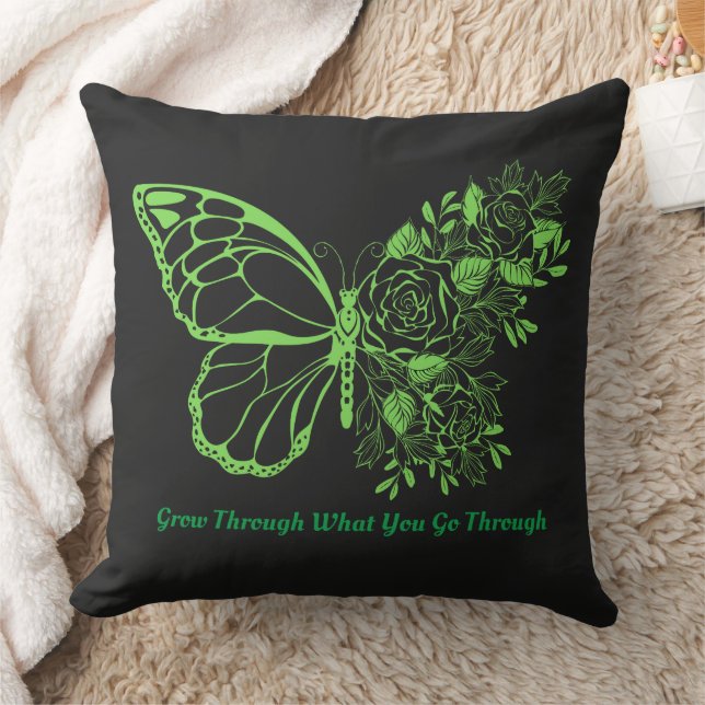 Almofada Aumente através do que você passa - Motivacional (Cobertor)