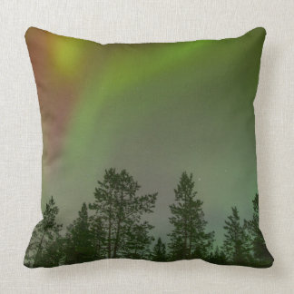 Almofada Aurora Boreal Luzes do Norte Árvores Natureza Terr