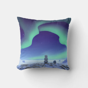 Almofada Aurora Borealis: Luzes Dançantes Do Norte