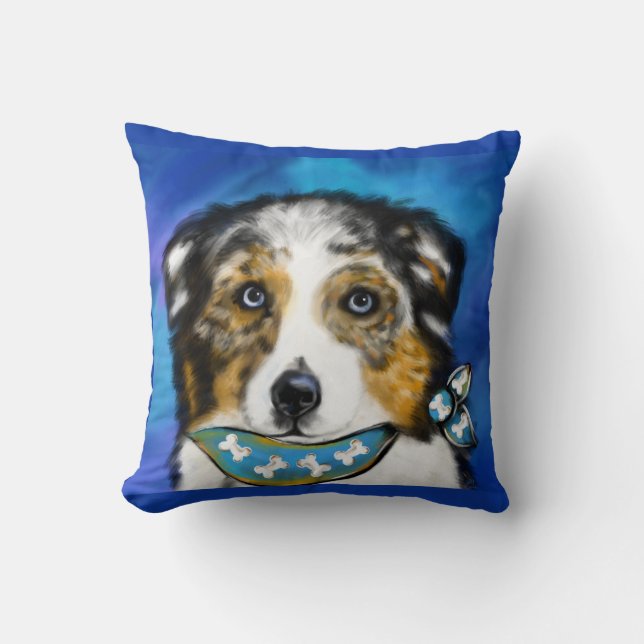 ALMOFADA AUSSTRALIAN SHEPHERD   (Frente)
