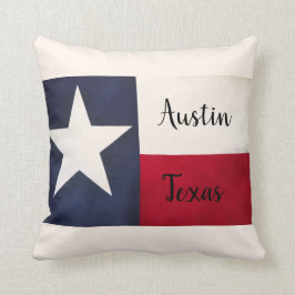 Almofada Austin, Travesseiro decorativo do Texas