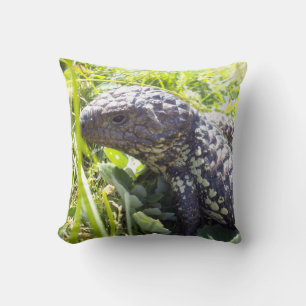 Almofada Australian_Blue_Tongue_Lizard,_Lounge_Cushion.