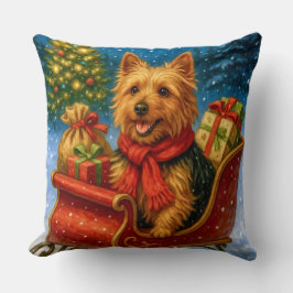 Almofada Australian Terrier Holiday