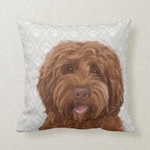Almofada Australiano Labradoodle/travesseiro de