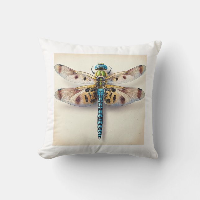 Almofada Austropetalia Dragonfly Dorsal View IREF805 - Wate (Frente)
