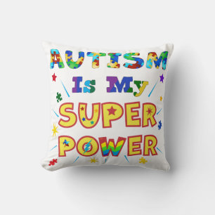 Almofada Autismo É Meu Super Poder