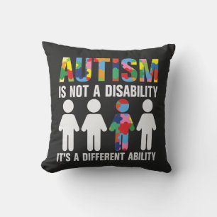Almofada Autismo Não É Uma Deficiência É Uma Habilidade Dif