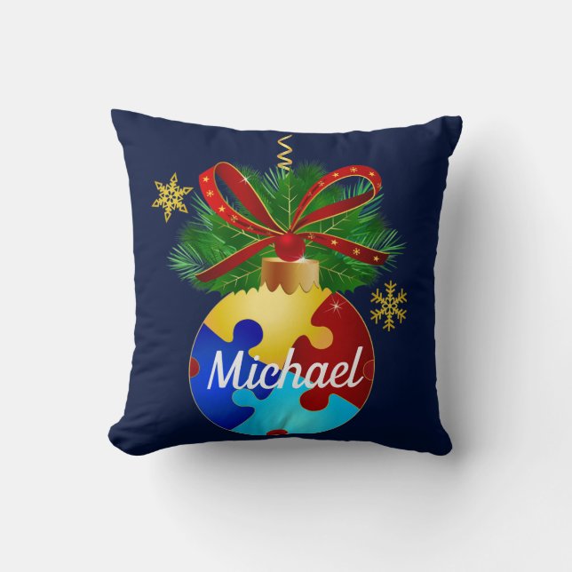 Almofada Autismo natalino (Frente)