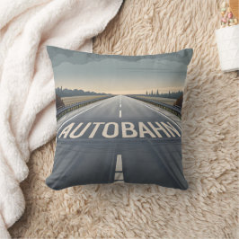 Almofada Autobahn Infinite Road Perspective Art