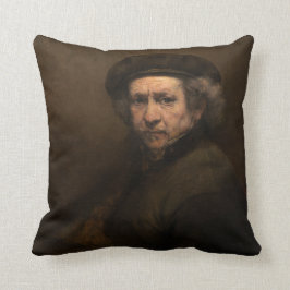 Almofada Autorretrato Rembrandt com Beret