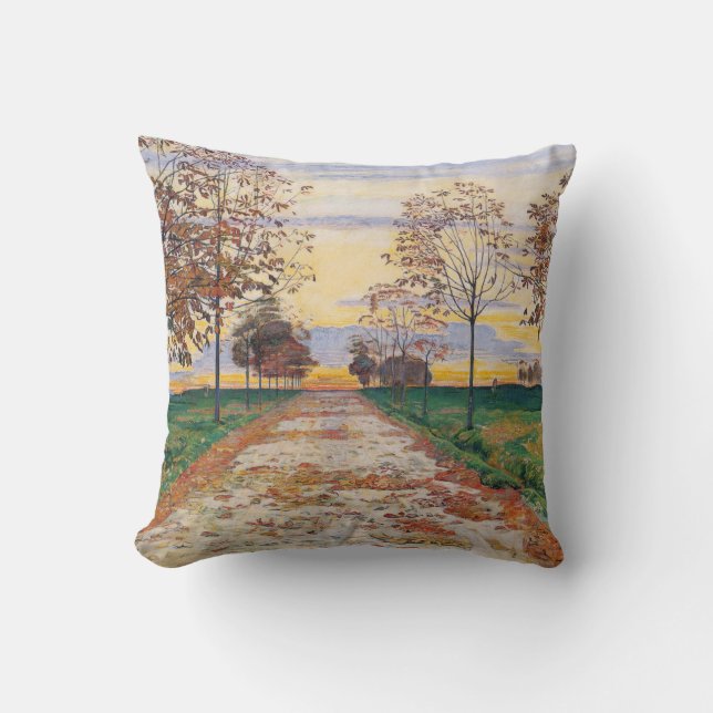 Almofada Autumn Evening (por Ferdinand Hodler) (Frente)