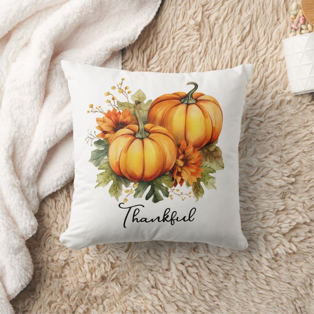 Almofada Autumn Gnomos com Pumpkins Cute Fall Graças (Cobertor)