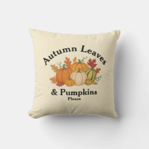 Autumn Leaves & Pumpkins - Ruído Queda Home Decor