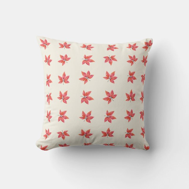 Almofada Autumn Red Deixa Farmhouse Cozy Decor (Frente)